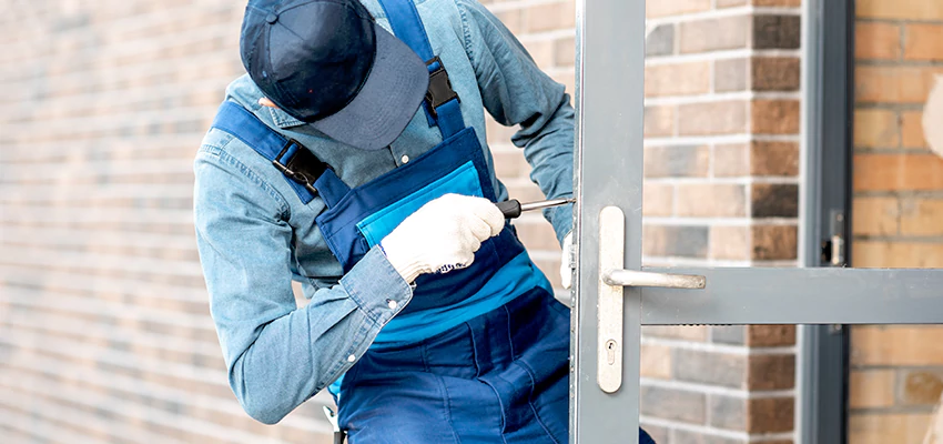 Pivot Storefront Door Locks Installation in Gravenhurst, Ontario